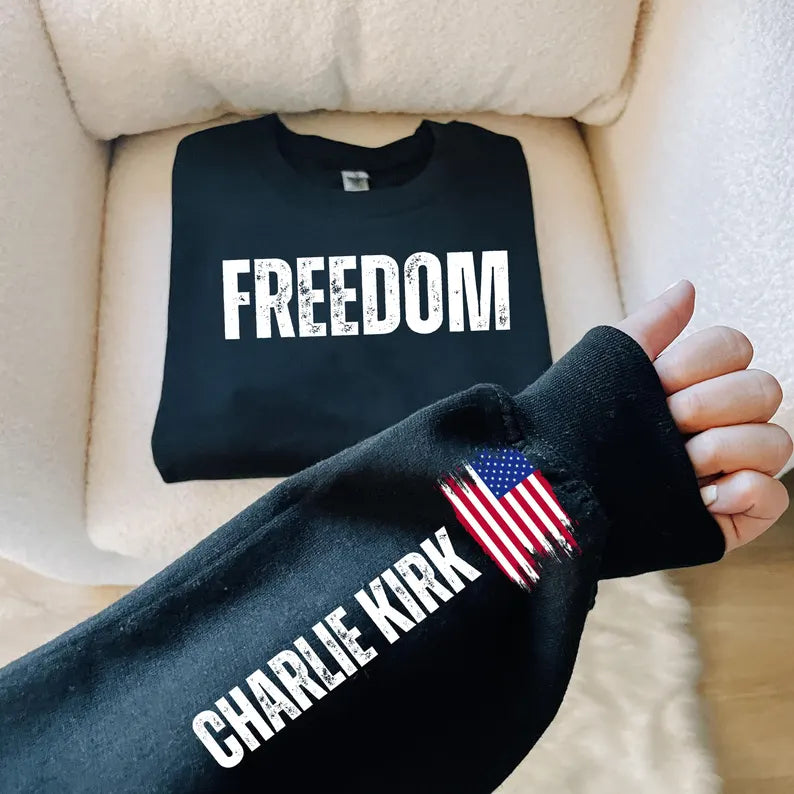 Freedom On The Sleeve Sweatshirt