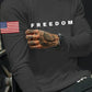 Men's Casual Freedom Print T-Shirt