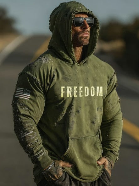 Men's Vintage Freedom Hoodie