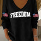 Women's Hot Print V-Neck T-Shirt