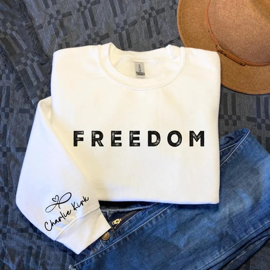 Freedom On The Sleeve Sweatshirt